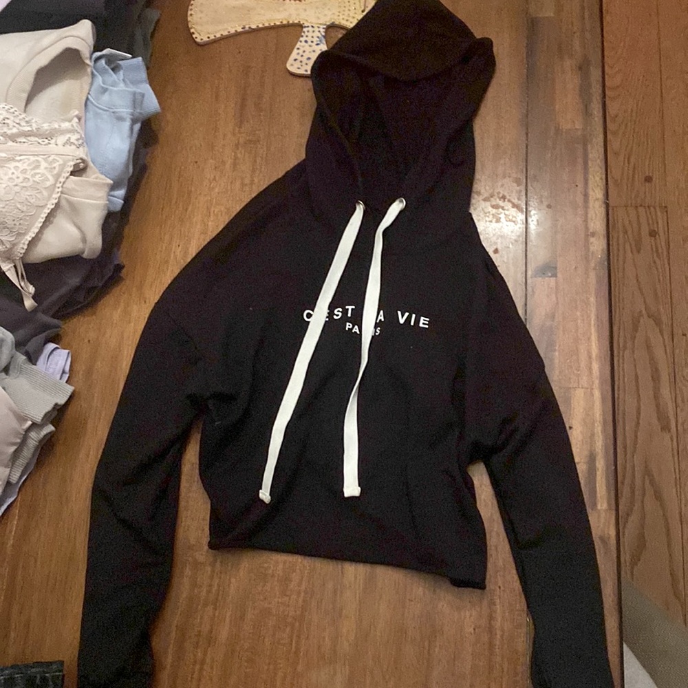Amazon cropped hoodie